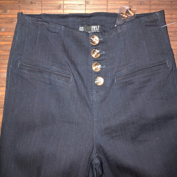 Women’s BBJ Los Angeles Classy Blue Slacks Women’s Size 3/26 New - Picture 3 of 7